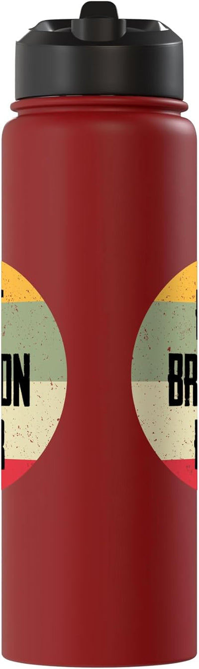 Botella agua acero inox aislada Best Brandon Ever