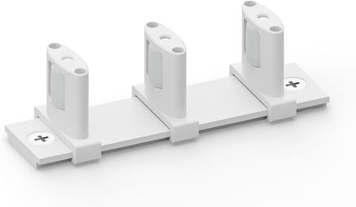 Guía piso puerta corrediza armario ajustable 3 rodillos blanco