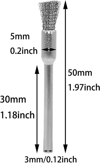 Cepillo acero limpieza extremo 22 pzas para madera y metal