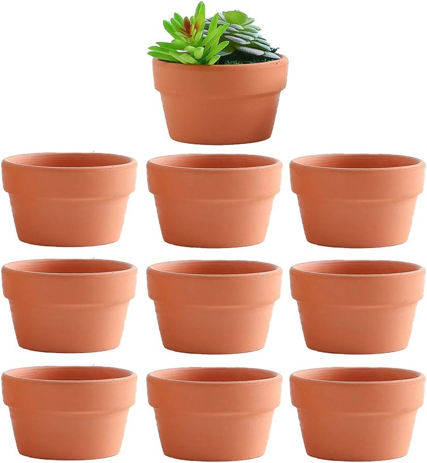 Maceta terracota 4.4pulg con orificio drenaje
