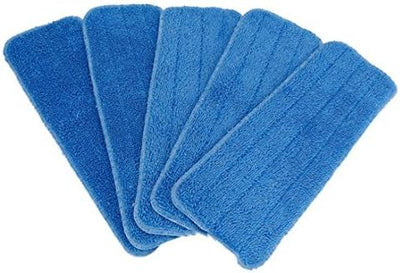 5 Pzas Almohadilla Limpieza Microfibra Laminado Madera Dura Azul