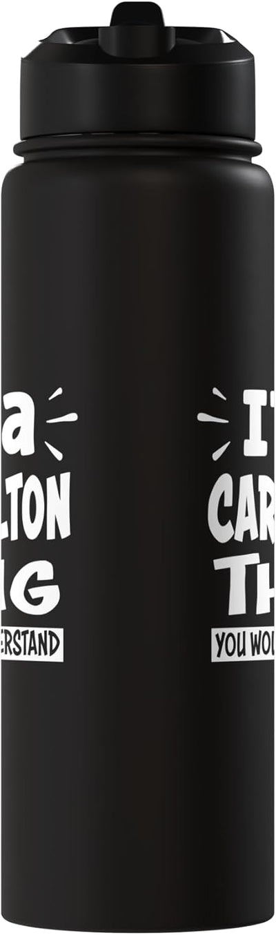 Botella de agua acero inoxidable aislada Carrollton Lovers