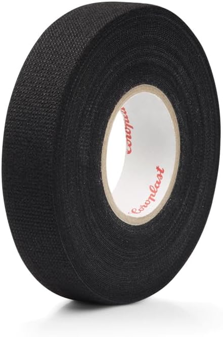 Cinta arnés forro polar negro 0.748pulg x32.8pies