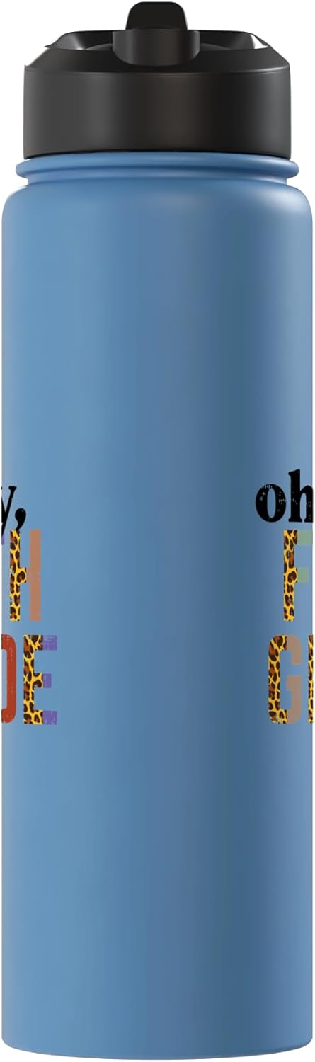 Botella de agua acero inoxidable sin BPA para maestra primer día de escuela