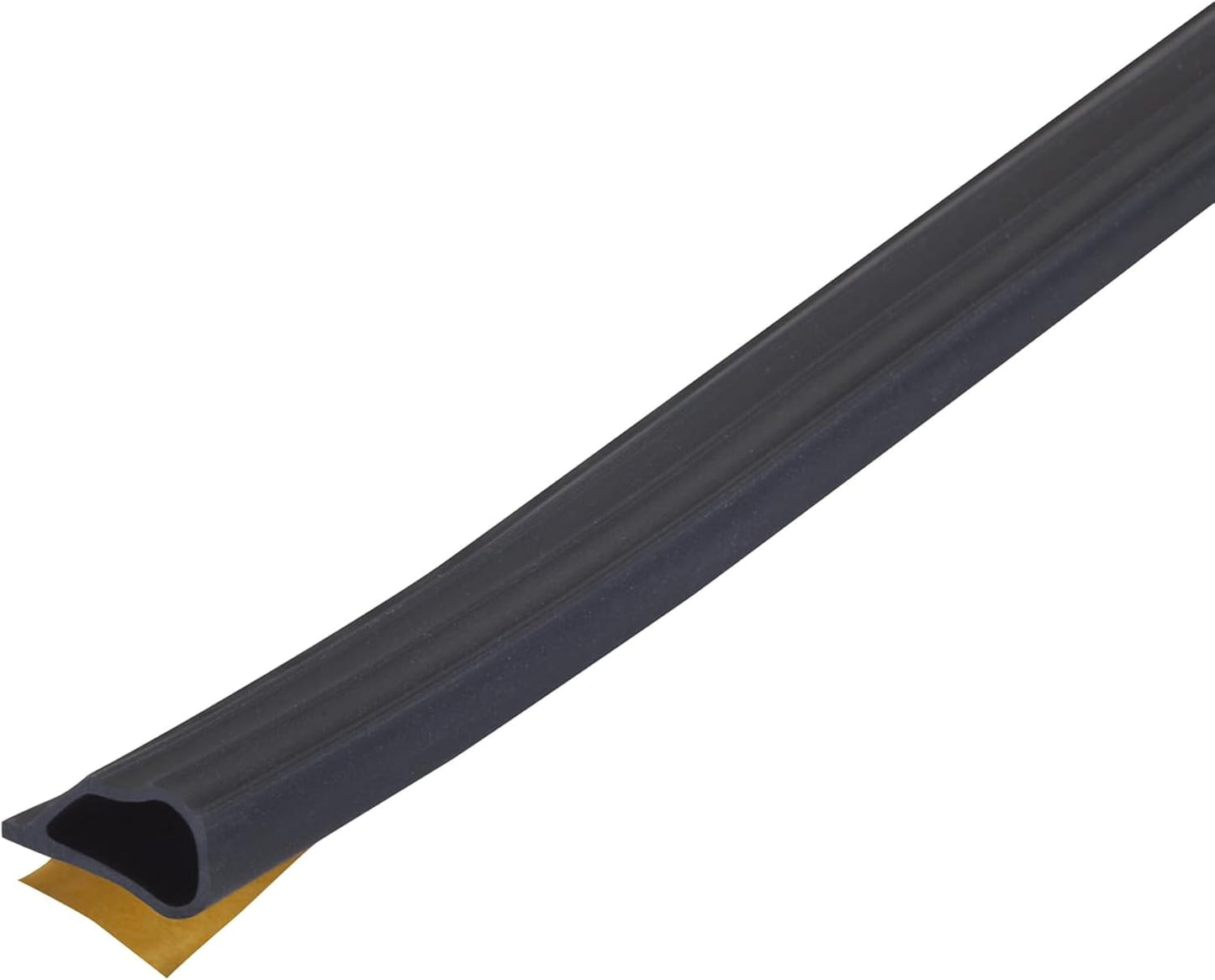 Junta silicona puerta ventana flexible negro 1/2