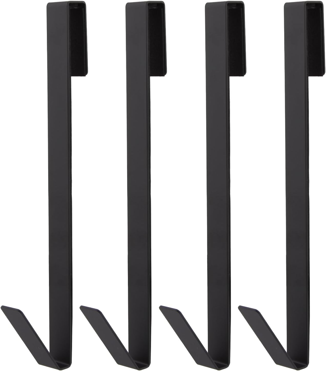 Ganchos puerta ducha acero inox 4 pzas 10pulg