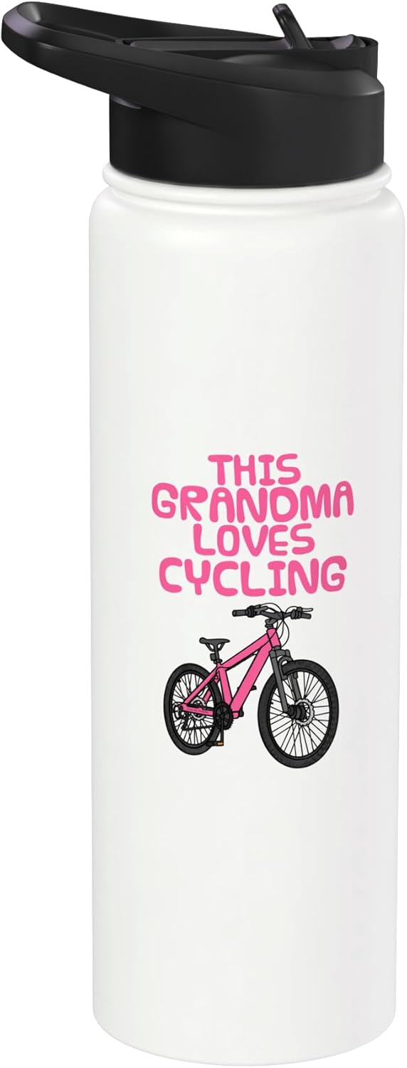 Botella de agua acero inoxidable aislada para bicicleta
