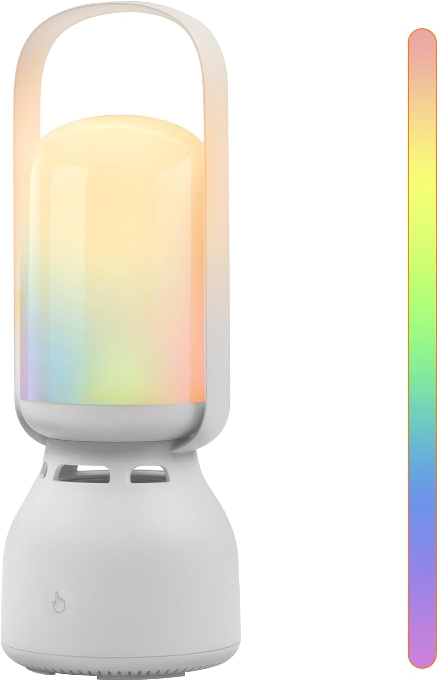 Linterna portátil recargable 11 modos RGB para camping