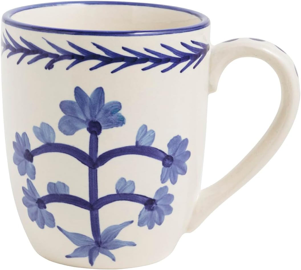 Taza de gres azul Mud Pie