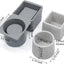 Moldes silicona para maceta hormigón suculentas