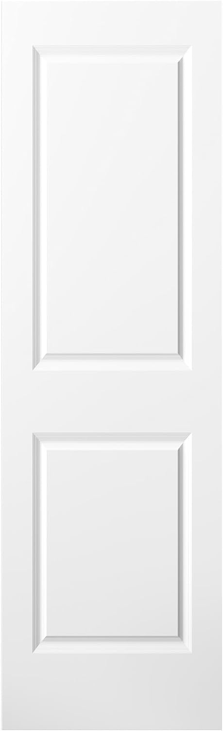 2 Paneles Puerta 24x80pulg Base Hueca Blanca Pintable