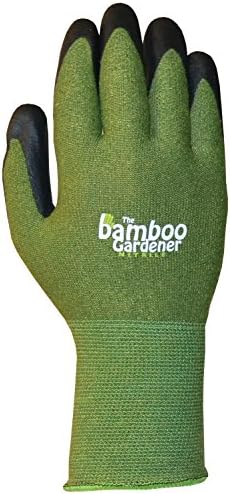 Guantes Bamboo Gardener talla M paquete 1