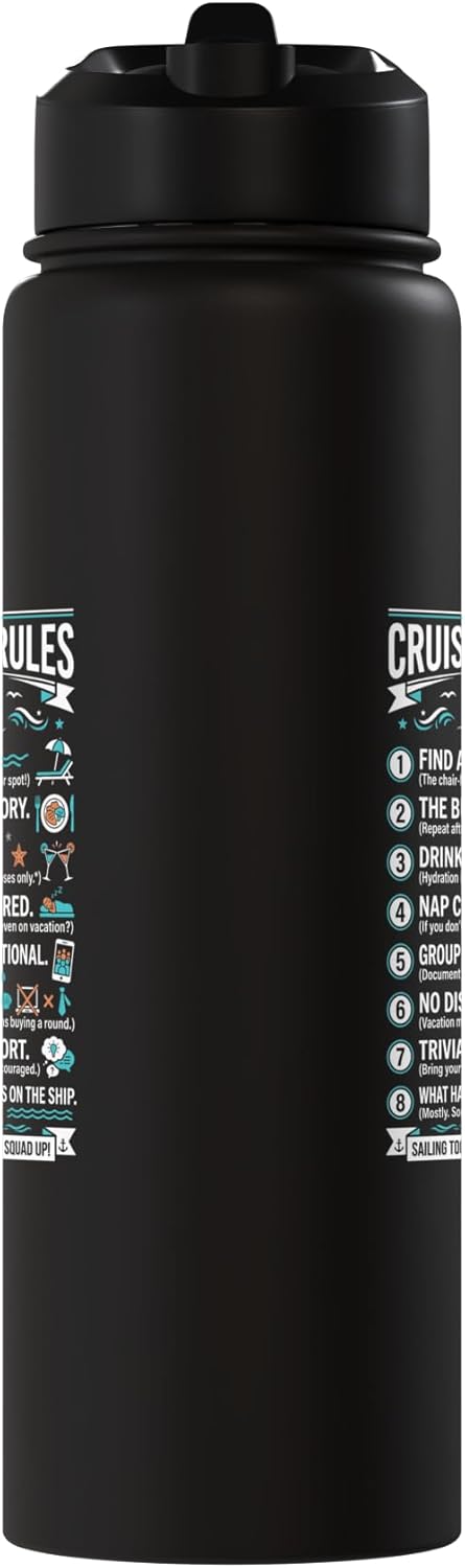 Botella agua acero inox aislada grupo crucero