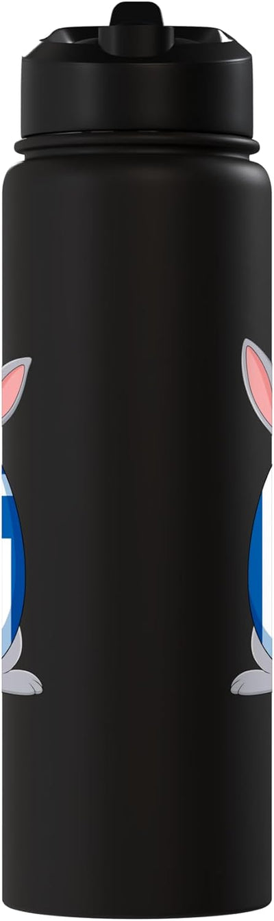 Bebida para agua de acero inoxidable con bandera griega para Pascua
