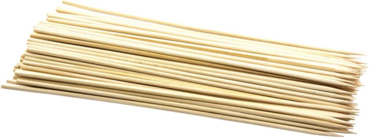 Palitos bambú natural para shish kabob parrilla 100pzas
