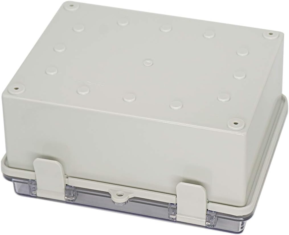 2 Pzas Caja Conexión Plástico ABS IP65 Impermeable Exteriores