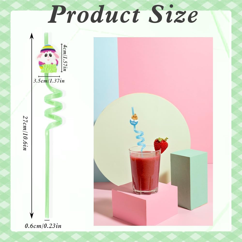 Popotes reutilizables para fiestas de Pascua y cumpleaños