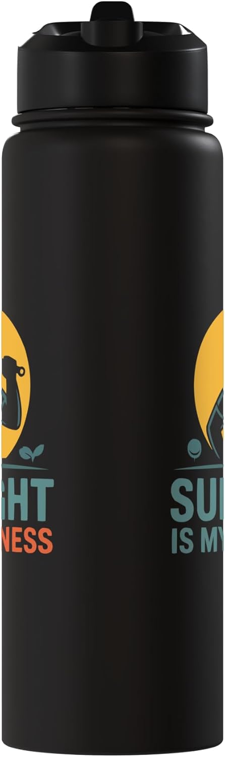 Botella de agua aislada profesional energía renovable acero inoxidable