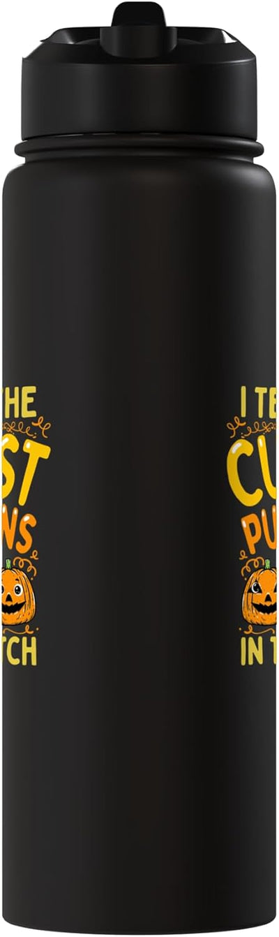 Bebida para agua acero inoxidable con calabazas de Halloween