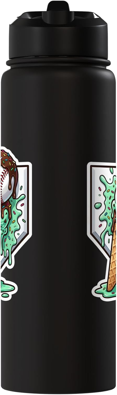Botella de agua de acero inoxidable con sabor menta y chocolate para niños
