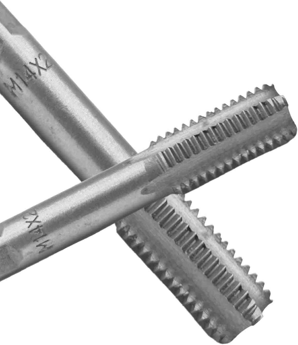 2 Pzas Mano Tap Métrico M14x2.0 Acero