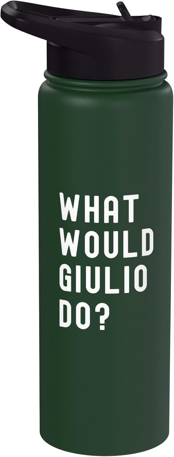 Bottella de agua aislada acero inoxidable What Would Giulio Do