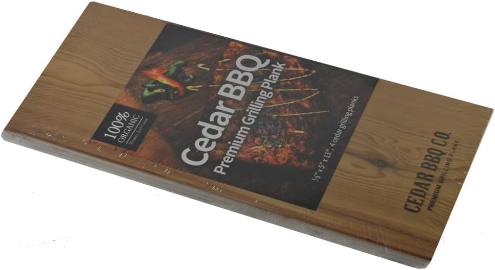Juego 4 Tablones Cedro 5x11pulg Sabor Ahumado