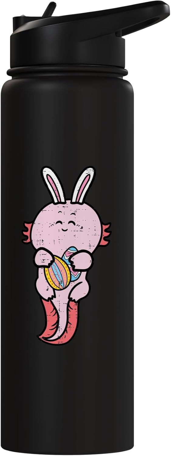 Bebida para niños de acero inoxidable con forma de huevo de conejo