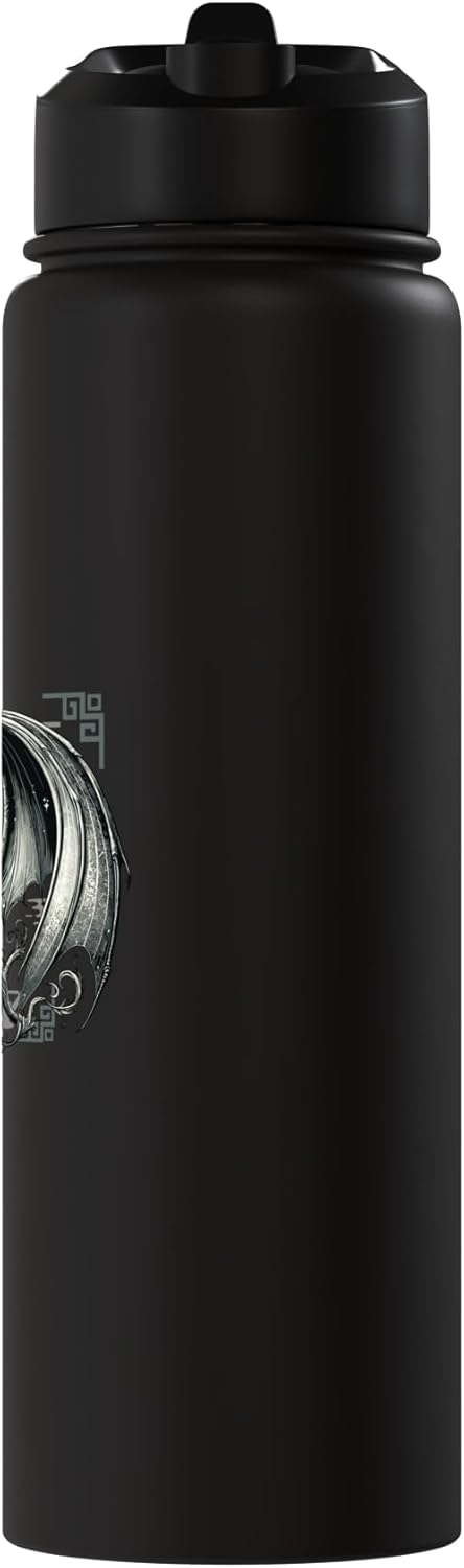 Botella agua aislada acero inox con tapa corazón