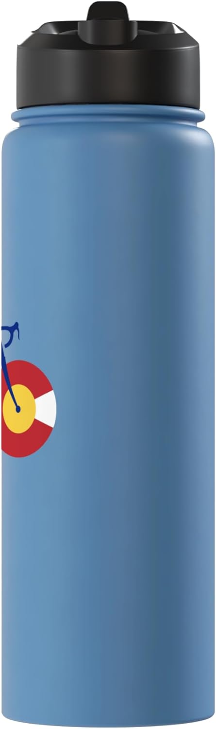 Botella de agua aislada de acero inoxidable para bicicleta Colorado