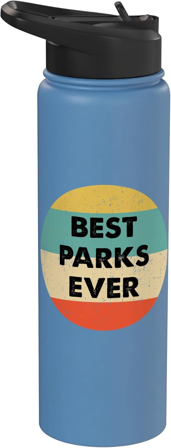 Botella agua acero inox aislada Parks Name