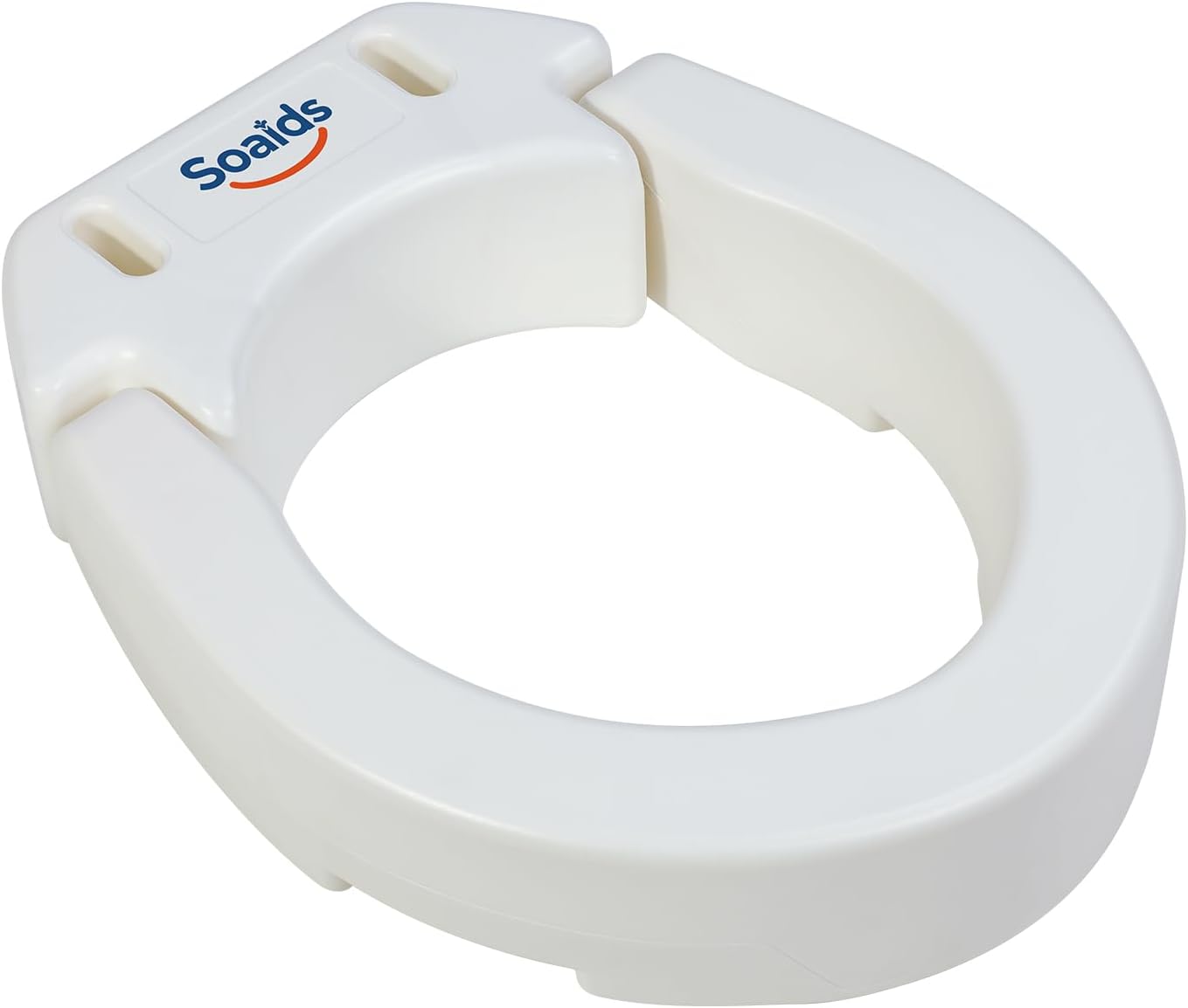Asiento inodoro elevado 3.5pulg bisagras para adultos