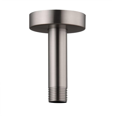 Brazo ducha techo acero inox níquel cepillado 3pulg
