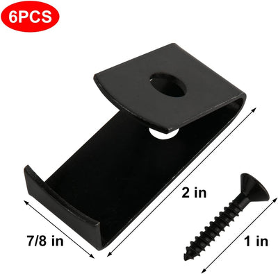 6 Pzas Clips Terracota para Macetas 5-8pulg Colgar Pared Jardín