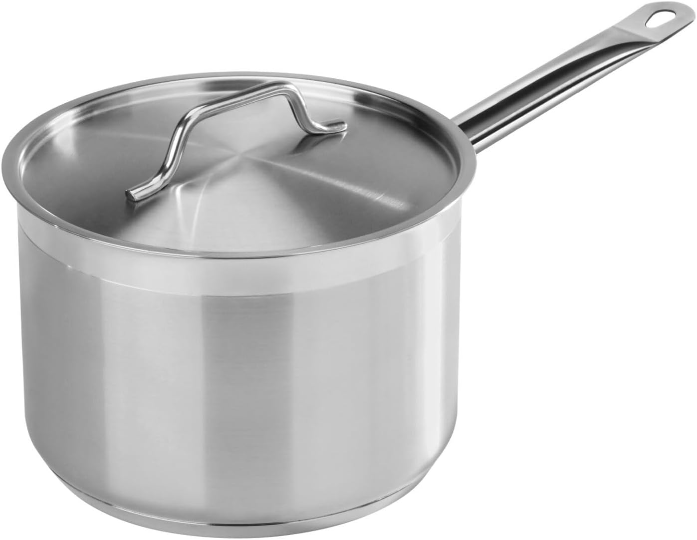 Sartén Acero Inox 18/8 4.5qt Con Tapa 5.5pulg