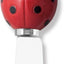 Set 3 Espátulas Queso Acero Inox Manija Resina Pintada Rojo