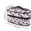 Bolsa hierro lunares cremallera funda viaje gris morado duradera