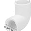 12 Pzas Codo 90 Grados Rosca Hembra 1/2pulg PVC SCH40