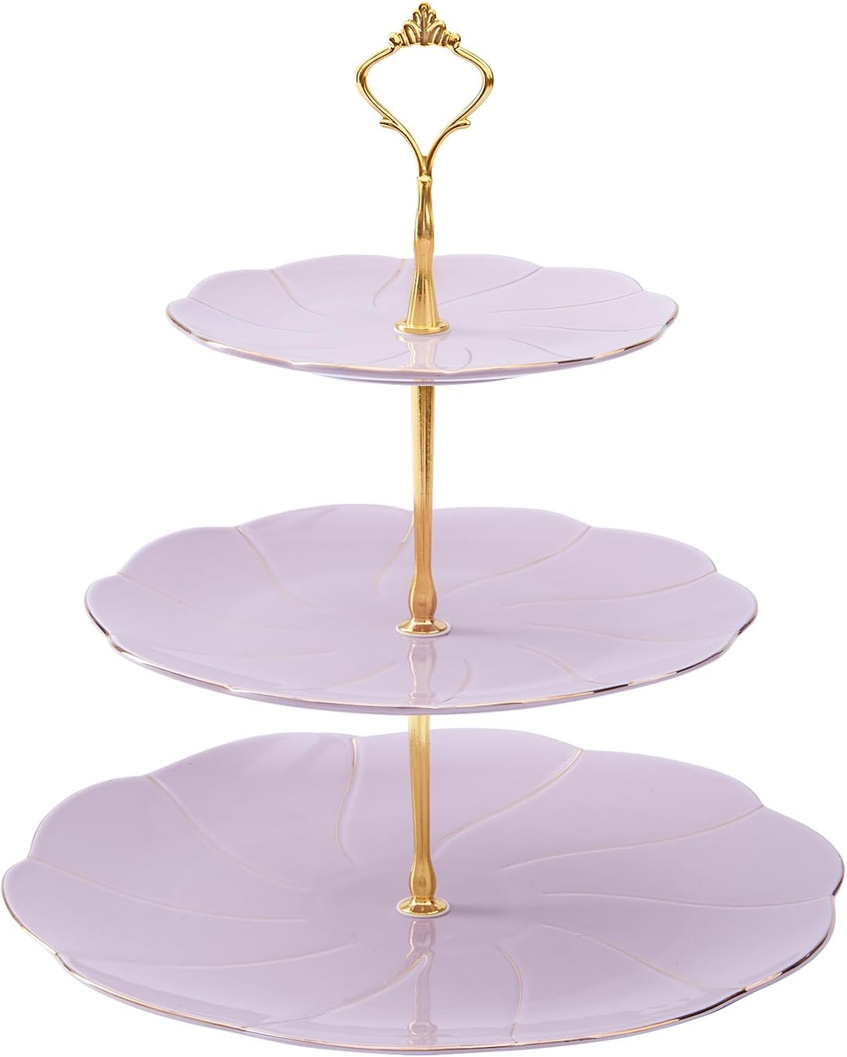 Set 22 Pzas Té Porcelana Soporte Cupcakes 3 Niveles