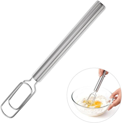 Batidor de masa danés de acero inoxidable para masa madre y pan