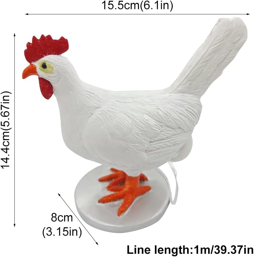 Lámpara LED 3D huevo gallina resina USB decoración estudio