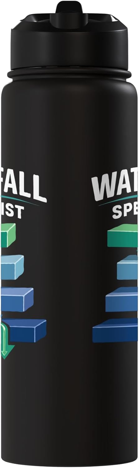Botella de agua acero inoxidable aislada Waterfall Specialist
