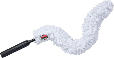Varilla sacudidor flexible con funda microfibra blanco