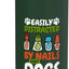 Botella de agua acero inoxidable aislada para amantes de perros y uñas