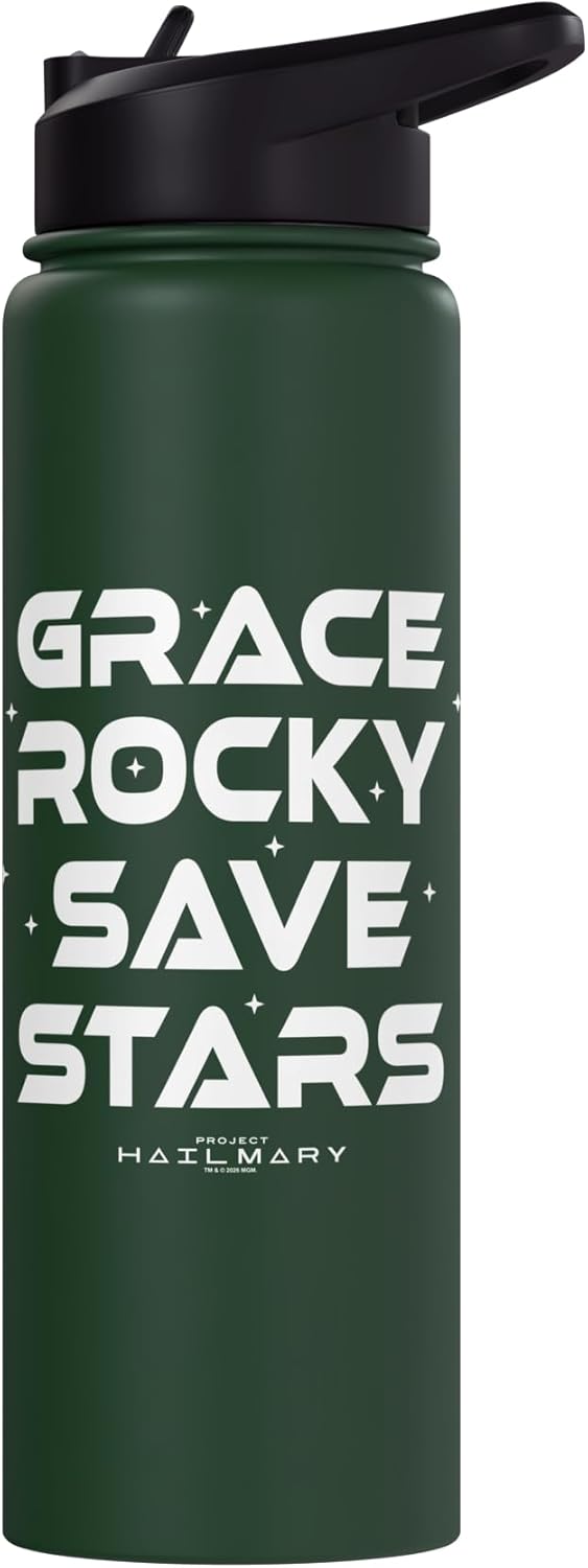 Botella agua aislada acero inox Grace Rocky Save Stars