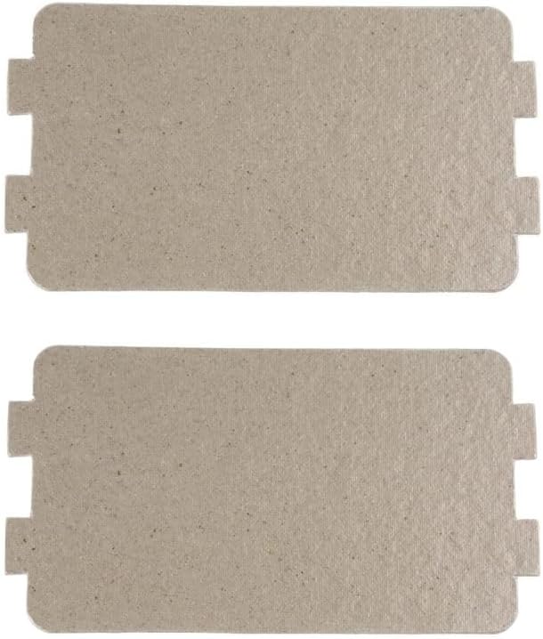 2 Placas Cubierta Microondas 4.6x2.53pulg Mica