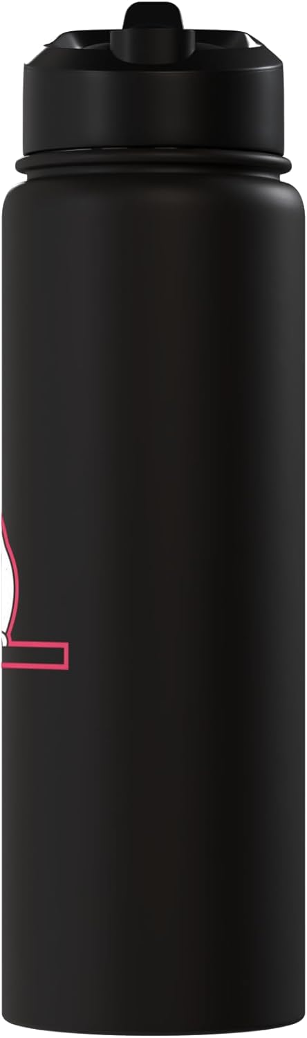 Botella agua acero inox aislada Estatua Libertad