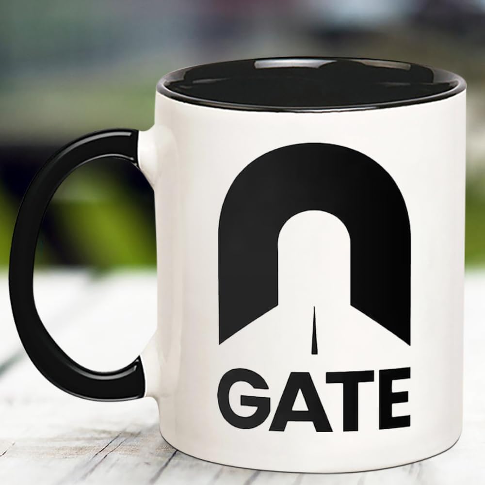 Taza Café Gate Labs 11oz Color Negro