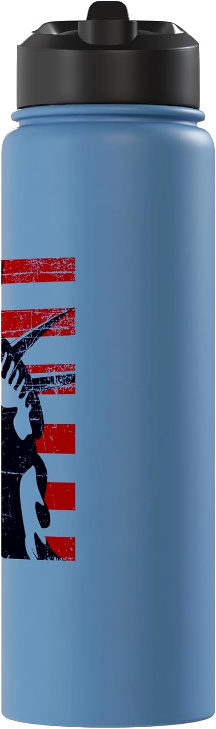 Botella de agua aislada estadounidense de acero inoxidable
