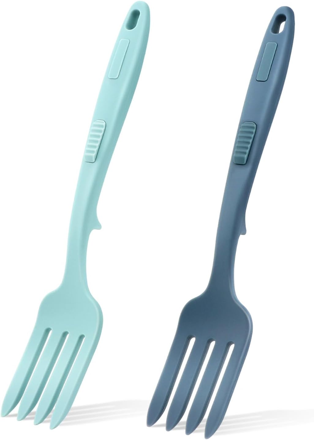 Tenedores flexibles de silicona Ragyzity 11.6 pulgadas antiadherentes multifuncionales